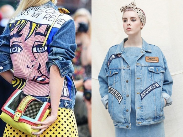 alerta tendencia - parches - colombia - danielastyling - outfit denim patch jacket pop art