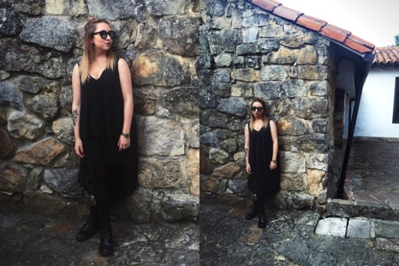 Danielastyling outfit post outfit bogota fashion total black - colombian blogger 12