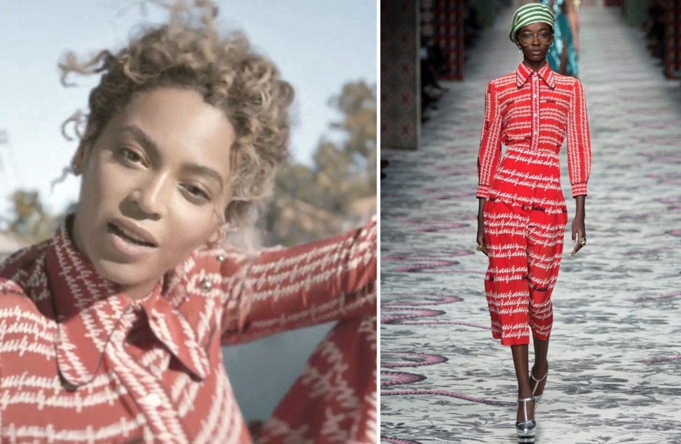 FORMATION BEYONCE - STYLING - CLOTHING BEYONCE - DANIELASTYLING - BLOG DE MODA - BLOG COLOMBIANO LOOK GUCCI